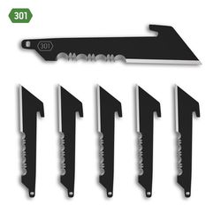 Outdoor Edge Stainless Steel Utility Replacement Blade 3.0 in. L 6 pc