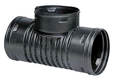 Advanced Drainage Systems 6 in. Snap X 6 in. D Snap Polyethylene 12 in. Tee 1 pk