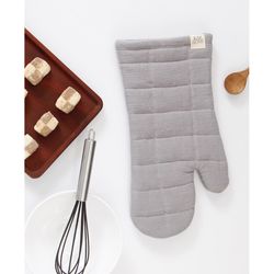 Monaco Frost Gray Cotton Oven Mitt