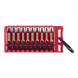 Norske Torx 2 in. L Bit Clip S2 Tool Steel 10 pc