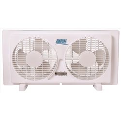 Seasons Comfort World Marketing 12.99 in. H X 9 in. D 2 speed Twin Window Fan