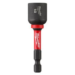 Milwaukee Shockwave 1/2 in. drive X 2-9/16 in. L Heat-Treated Steel Nut Driver 1 pc