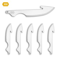 Outdoor Edge Stainless Steel Replacement Blade Set 3 in. L 6 each