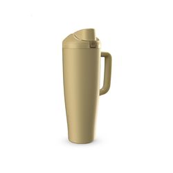 Owala FreeSip Tumbler 40 fl. oz. Tan BPA Free Stainless Steel Insulated Straw Tumbler