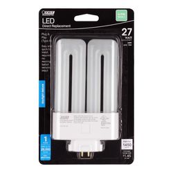 Feit Tube GX24Q-1 4 Pin LED Bulb Daylight 28 Watt Equivalence 1 pk