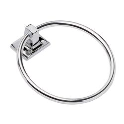 Design House Millbridge Polished Chrome Towel Ring Zinc