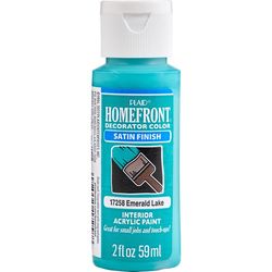 Homefront Satin Emerald Lake Hobby Paint 2 oz