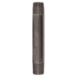 STZ Industries 1/2 in. MIP each X 1/2 in. D MIP Black Steel 5 in. L Nipple