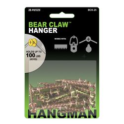 Hangman Gold Heavy Duty Double Headed Hanger 100 lb 25 each