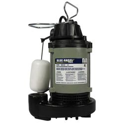 Wayne Blue Angel 1/3 HP 4,620 gph Cast Iron Vertical Float Switch AC Submersible Sump Pump 8 ft³