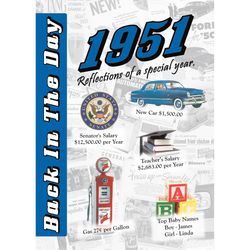 Back In The Day 1951 Reference Book