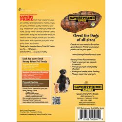 Savory Prime American Supreme Large Adult Rawhide Bone Beef Rawhide 10 in. L 4 pk