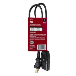 Ace 18/2 HPN 125 V 2 ft. L Appliance Cord