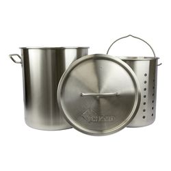 Chard Stainless Steel Deep Fryer W/Perforated Basket 24 qt