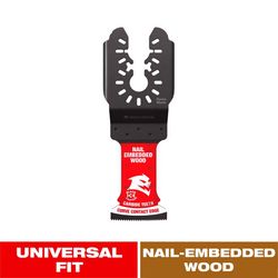 Diablo Demo Demon Amped 1-3/4 in. L X 1-1/4 in. W Carbide Oscillating Blade Nail-Embedded Wood 1 pk