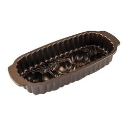 Nordic Ware 12.3 in. W X 5.4 in. L Wheat and Pumpkin Loaf Pan Brown