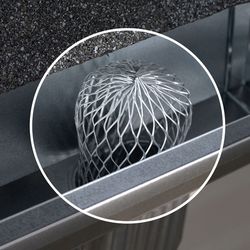 Amerimax 3.5 in. W X 3.5 in. L Gray Aluminum Gutter Strainer