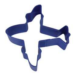 R&M International Corp 4 in. W X 4 in. L Airplane Cookie Cutter Navy 1 pc