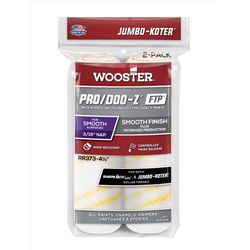 Wooster Pro/Doo-Z FTP Synthetic Blend 4-1/2 in. W X 3/16 in. Mini Paint Roller Cover 2 pk