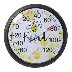 Taylor Bee Kind Design Dial Thermometer Plastic Multicolored 13.25 in.