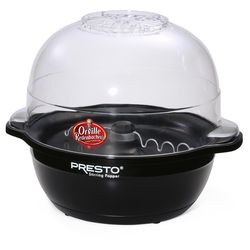 Presto Orville Redenbacher's Gloss Black 6 cups Oil Popcorn Machine