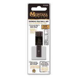 Montana Brand Diamond 5/8 in. Alloy Steel Tile Drill Bit 3-Flat Shank 1 pc