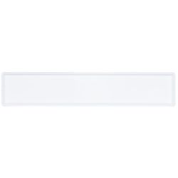Novelty 1 in. H X 30 in. W X 7 in. D Plastic Countryside Flowerbox Tray Flower Box Tray White