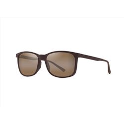 Maui Jim Hulili Sunglasses Men's Matte Brown Frame HCL Bronze Lens Polarized
