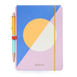 Kikkerland 4 in. W X 6 in. L Assorted Notebook