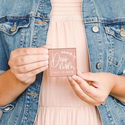 Sincere Surrounding Dear Mom Magnet Wood/MDF 1 pk