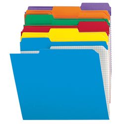 Office Depot Assorted File Folder 100 pk