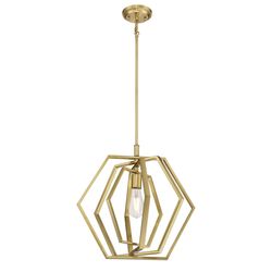 Westinghouse Holly Champagne Brass 1 lights Pendant Light