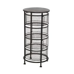 Tripar 18 in. L X 15 in. W X 31-1/2 in. H Brown Tiered Storage Organizer