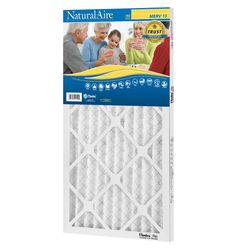 NaturalAire 12 in. W X 24 in. H X 1 in. Synthetic 13 MERV Pleated Air Filter 1 pk