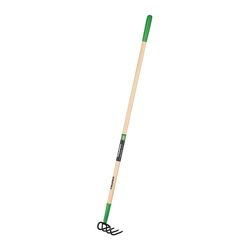 Truper 4 Tine Steel Cultivator 54 in. Wood Handle