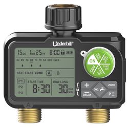 Underhill Aquavisioin Programmable 2 Zone Digital Water Timer