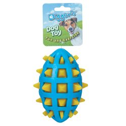 Boss Pet Digger's For Dog Blue TPR Double Spike Dog Toy 1 pk