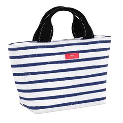 SCOUT Navy/White 6 cans Nooner Bag