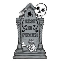 Halloween 24 in. Rest in Piece Blow Mold