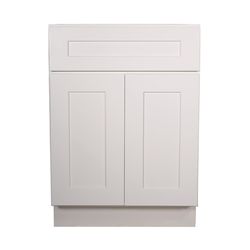Design House Brookings 34.5 in. H X 18 in. W X 24 in. D White Base Cabinet