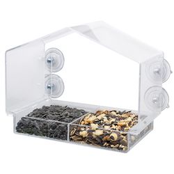 Songbird Essentials Plastic Tray Window Feeder