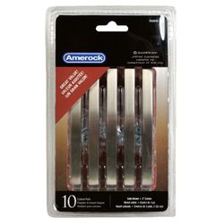 Amerock Contemporary Arch Cabinet Pull 3 in. Satin Nickel Silver 10 pk