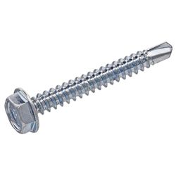 Grip-Rite Pro-Twist No. 10 Sizes X 1-1/2 in. L Hex Hex Head Sheet Metal Screws