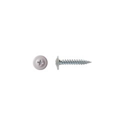 Big Timber No. 8 Sizes X 1 in. L Phillips White Fine Sharp Point Screws 193 pk