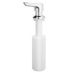 Oakbrook Collection Chrome Silver Plastic Lotion/Soap Dispenser