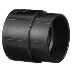 Charlotte Pipe 4 in. Spigot X 4 in. D Cast ABS Adapter