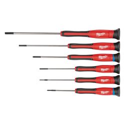 Milwaukee Assorted Screwdriver Set 6.0 in. 6 pc