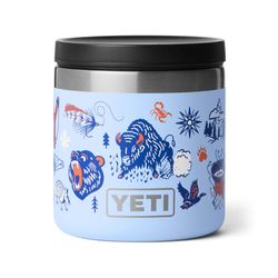 YETI Rambler Big Sky Summer Camp Wide Mouth Food Jar 8 oz 1 pk