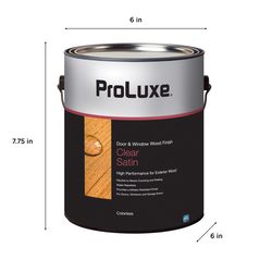 ProLuxe Door & Window Transparent Clear Solvent-Based Wood Finish 1 gal
