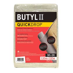 Trimaco Butyl II 5 ft. W X 5 ft. L Dual-Layer Canvas Drop Cloth 1 pk